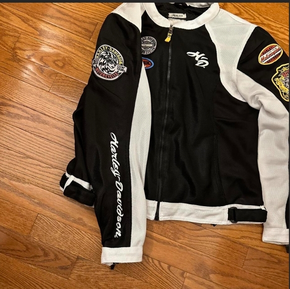 Harley Davidson riding jacket Woman/Youth Large Full mesh Zip up - Picture 4 of 7